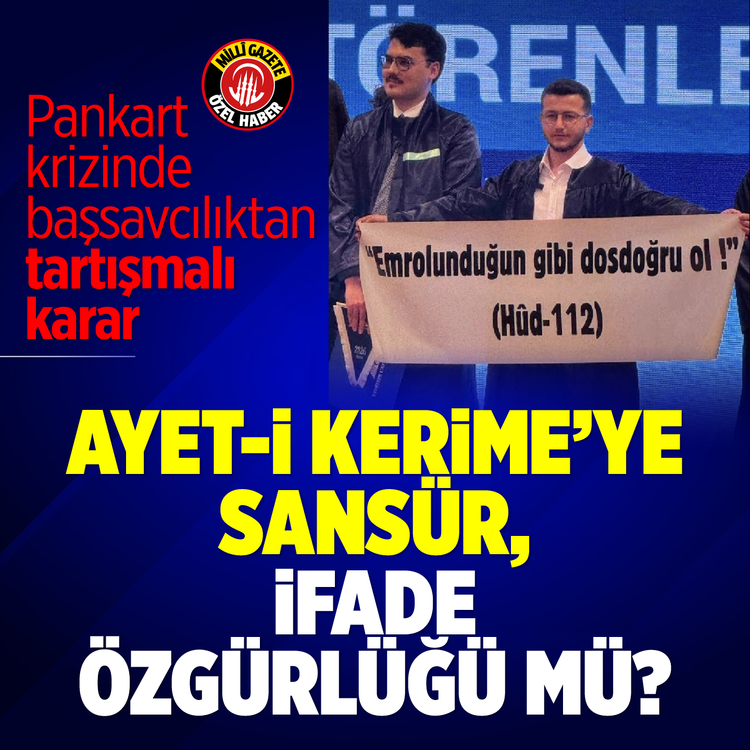 Pankart krizinde başsavcılıktan tartışmalı karar! Ayet-i Kerime'ye sansür, ifade özgürlüğü mü?
