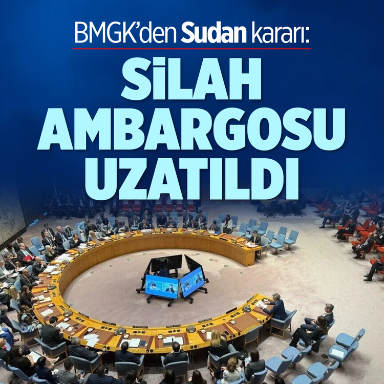 BMGK'den Sudan kararı: Silah ambargosu uzatıldı