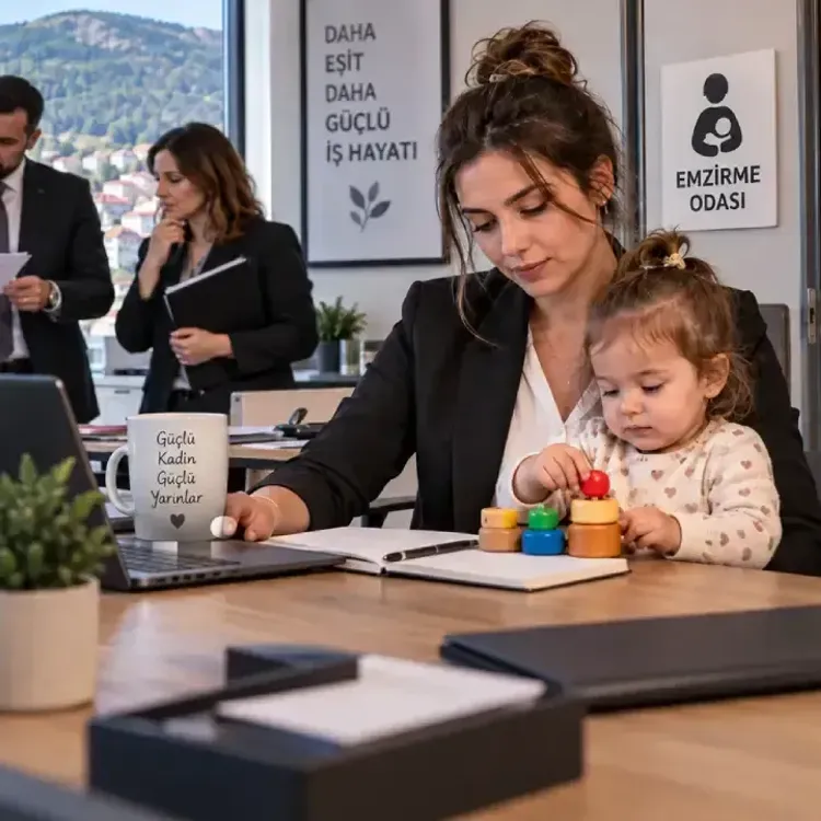 Çalışan annelere kreş ve emzirme odası zorunluluğu geliyor
