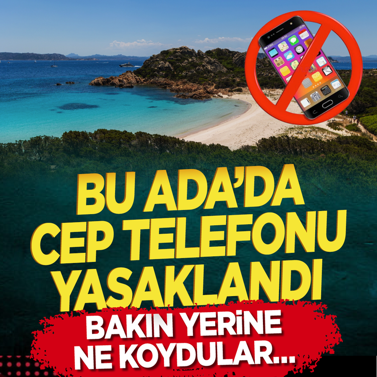 Bu Ada'da cep telefonu yasaklandı! Bakın yerine ne koydular...
