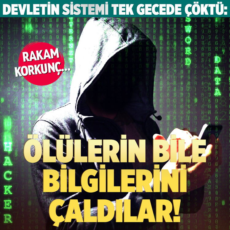 Devletin sistemi tek gecede çöktü: Ölülerin bile bilgilerini çaldılar! Rakam korkunç...