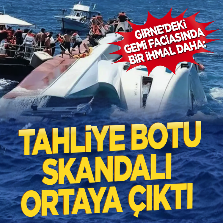 Girne'deki gemi faciasında bir ihmal daha: Tahliye botu skandalı ortaya çıktı