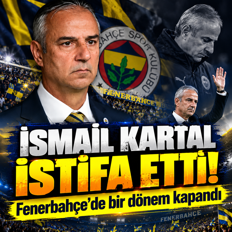 İsmail Kartal istifa etti: Fenerbahçe'de bir dönem bitti