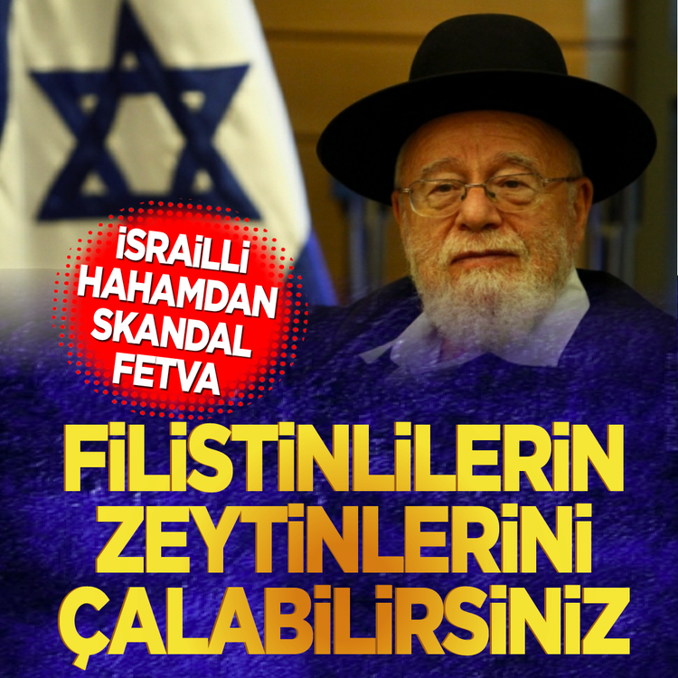 İsrailli hahamdan skandal fetva: Filistinlilerin zeytinlerini çalabilirsiniz