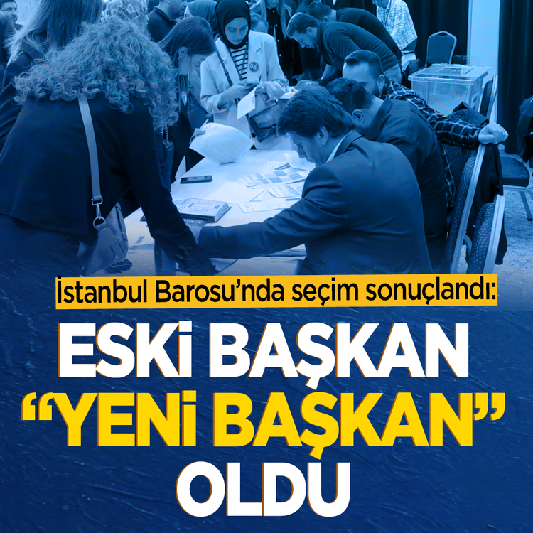 İstanbul Barosu'nda seçim sonuçlandı: Eski başkan “yeni başkan” oldu
