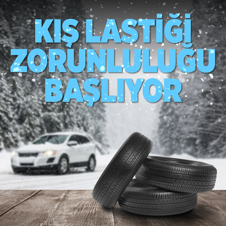 Kış lastiği zorunluluğu başlıyor