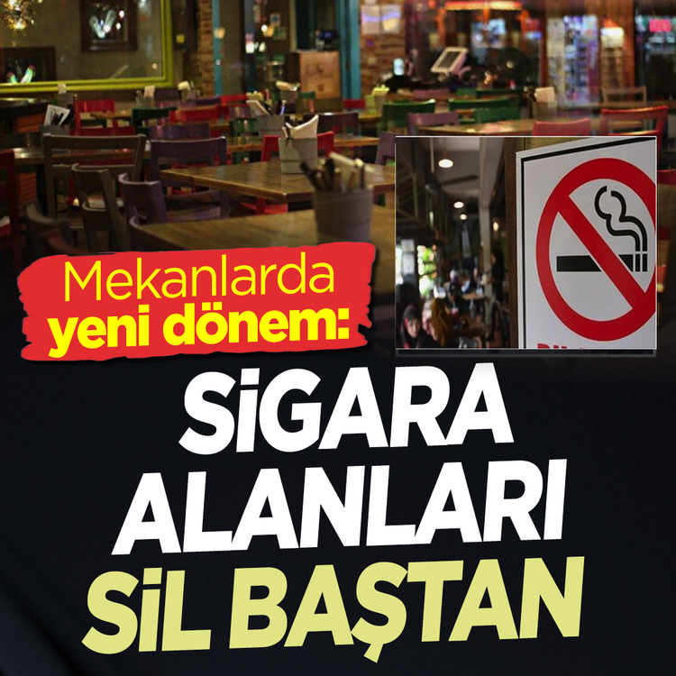 Mekanlarda yeni dönem: Sigara alanları sil baştan