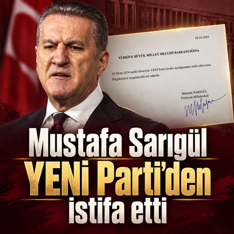 Mustafa Sarıgül YENİ Parti'den istifa etti