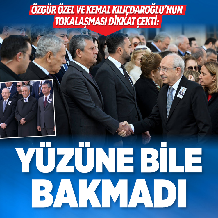 Özgür Özel ve Kemal Kılıçdaroğlu'nun tokalaşması dikkat çekti: Yüzüne bile bakmadı