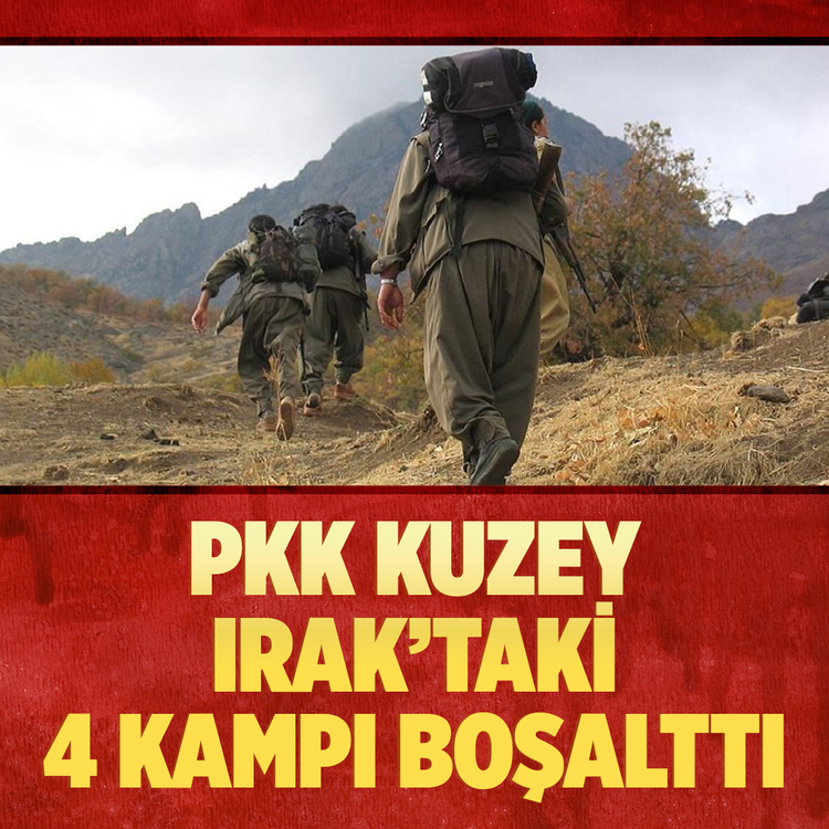 PKK Kuzey Irak'taki 4 kampı boşalttı