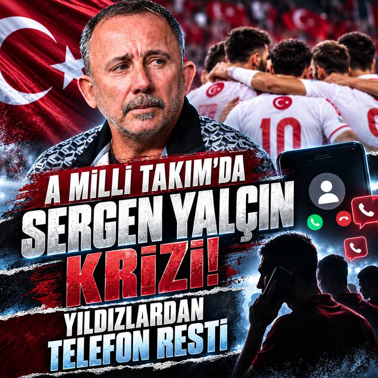 A Milli Takım'da Sergen Yalçın krizi! Yıldızlardan telefon resti