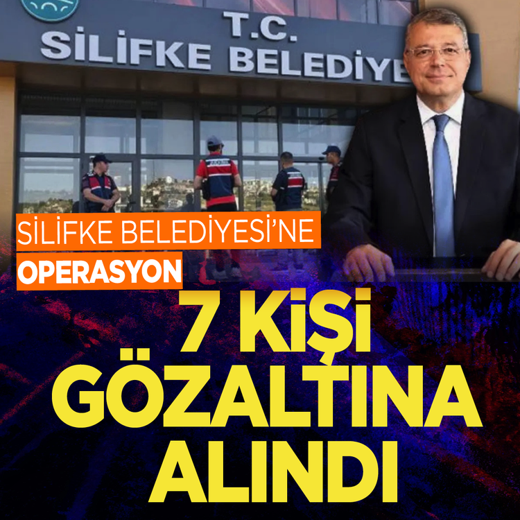 Silifke Belediyesi'ne operasyon! 7 kişi gözaltına alındı