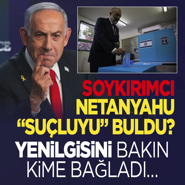 Soykırımcı Netanyahu ''suçluyu'' buldu! Yenilgisini bakın kime bağladı...