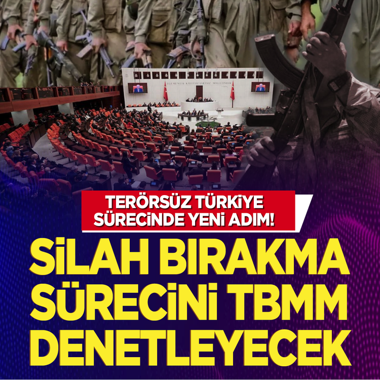 Terörsüz Türkiye sürecinde yeni adım! Silah bırakma sürecini TBMM denetleyecek