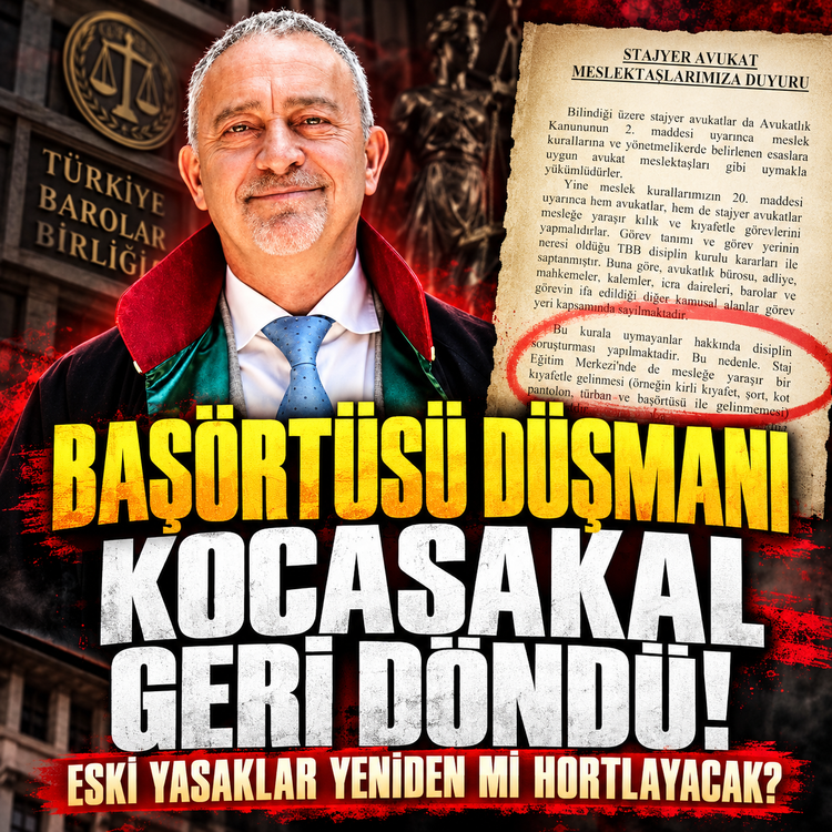Başörtüsü yasakçısı Kocasakal geri döndü! Umarız aynı zihniyetle geri dönmemiştir