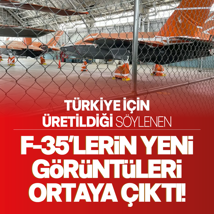 Yıllardır bekliyoruz  Türkiye için üretildiği söylenen F-35'lerin yeni görüntüleri ortaya çıktı!