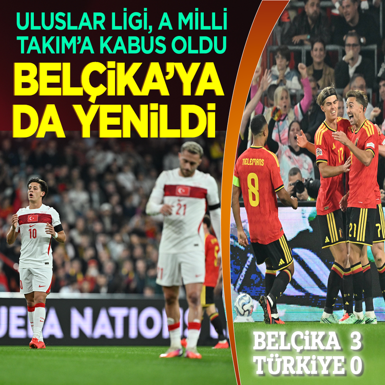 A Milli Takım Belçika'ya da yenildi