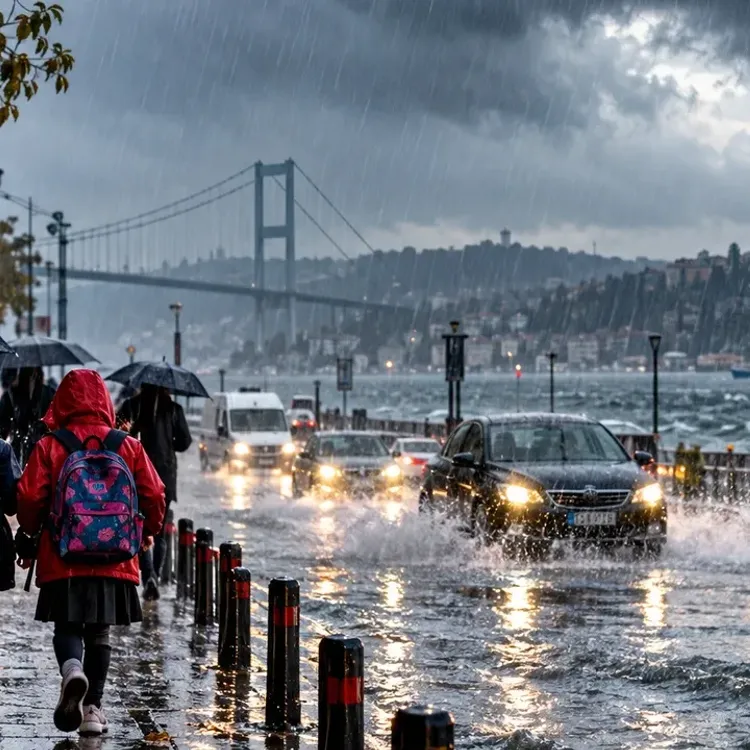 İstanbul’da sağanak alarmı! Eğitim ve sınavlara 2 gün ara