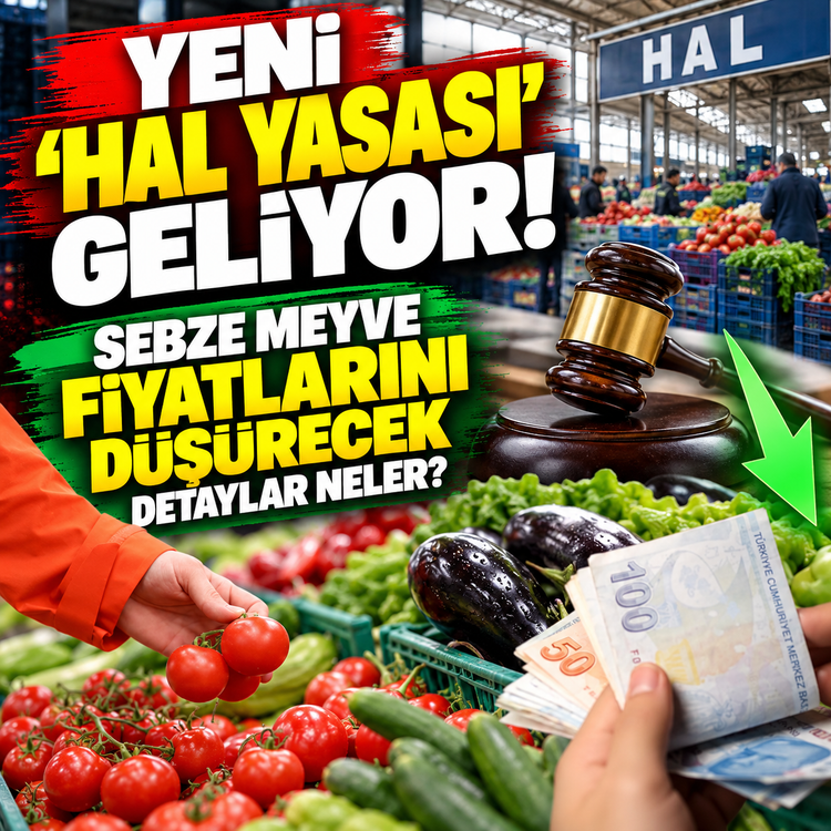 Yeni 'Hal Yasası' geliyor! Sebze meyve fiyatlarını düşürecek detaylar neler?