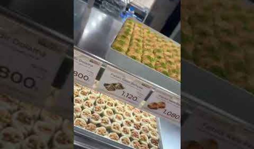 Baklava fiyatları, gerçek enflasyonu gözler önüne serdi!