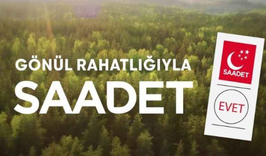 Hep birlikte haydi sandığa, haydi Saadet’e