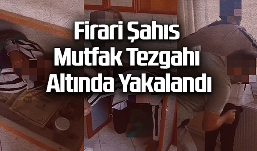 Samsun’da 9 Yıl Hapisle Aranan Şahıs Mutfak Tezgahının Altında Yakalandı