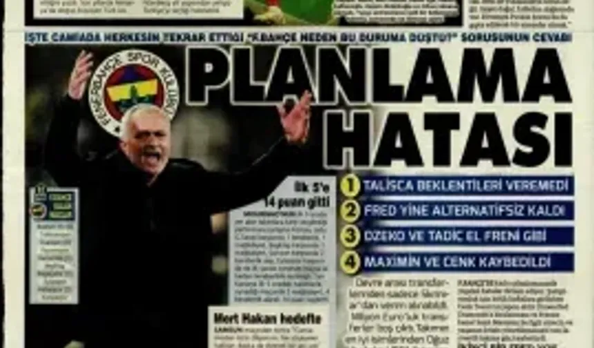 Futbol haberleri: 18 Mart 2025 gazete manşetleri