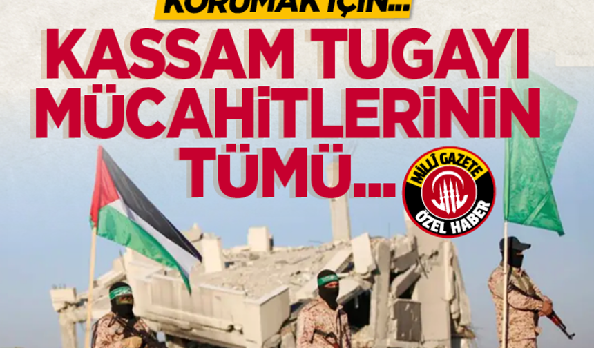 İşte Kassam Tugaylarının sırları! Vatanlarını, topraklarını korumak için... Kassam tugayı mücahitlerinin tümü...