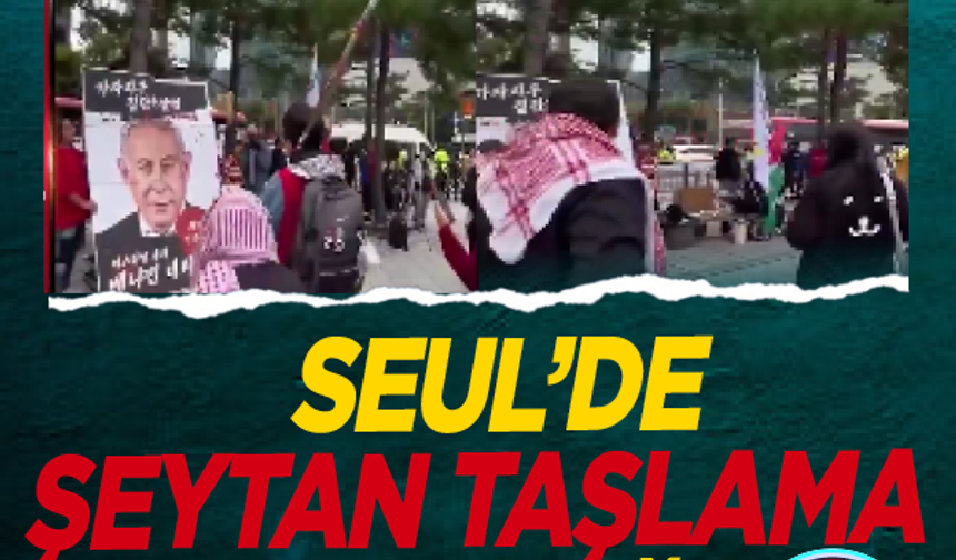 Seul’de şeytan taşlama etkinliği