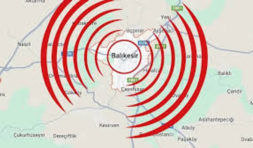 Balıkesir Sındırgı’da 4.9’luk deprem!  Çevre illerde hissedildi