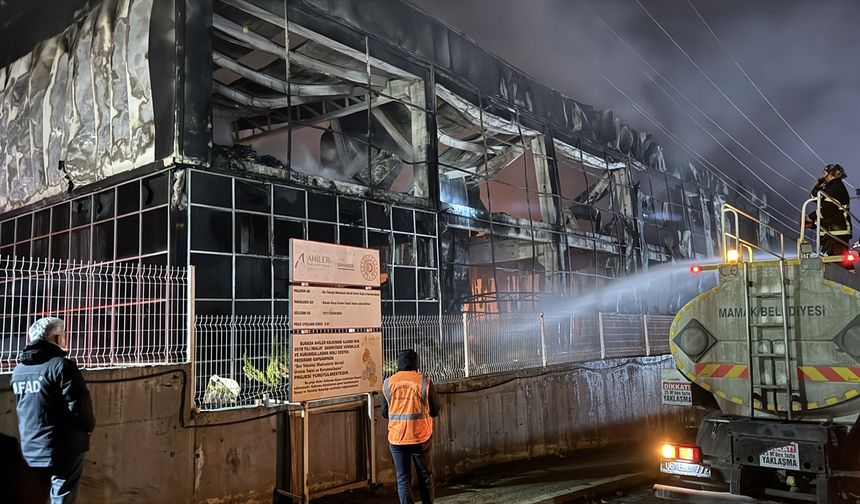 Kırıkkale OSB'de bir fabrikada çıkan yangın söndürüldü