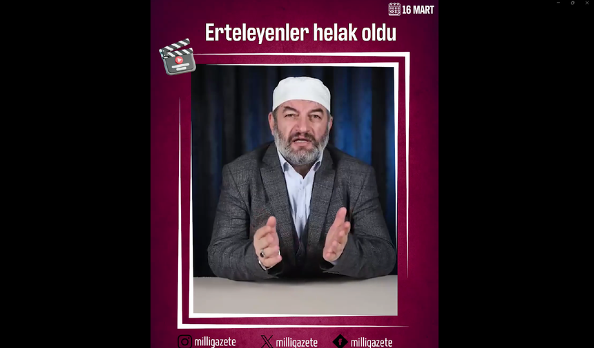 Ömer Arif Hoca’dan hayatı değiştirecek üç hadis hatırlatması