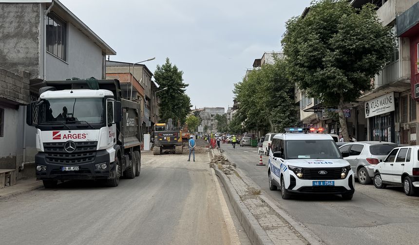 Kahramanmaraş'ta korkutan anlar: Doğal gaz borusu delindi