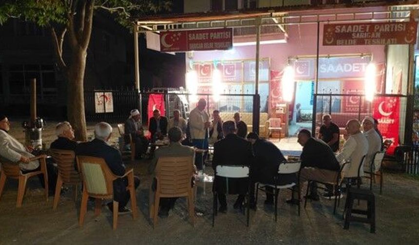 Saadet Sarıcan'da heyecan
