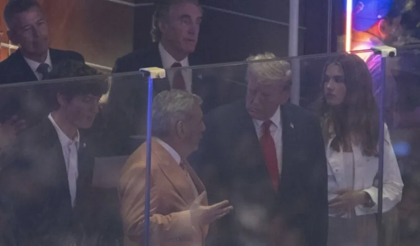 NBA finalinde Trump'a şok: Salonda ıslıklarla yuhalandı