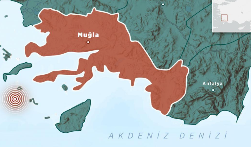 AFAD duyurdu! Akdeniz beşik gibi...Datça açıklarında deprem
