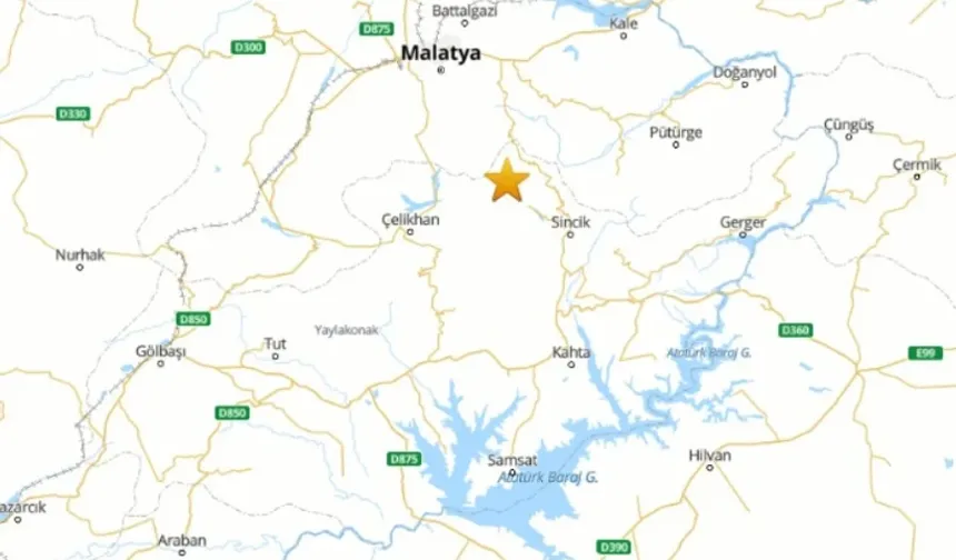 Adıyaman Sincik'te deprem!