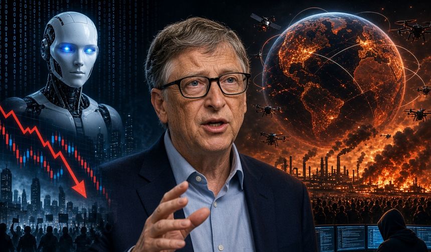 Bill Gates'ten hükümetlere acil "Yapay Zekâ" çağrısı: "Milyarlarca insan ölebilir, kontrolden çıkmadan durdurun!"