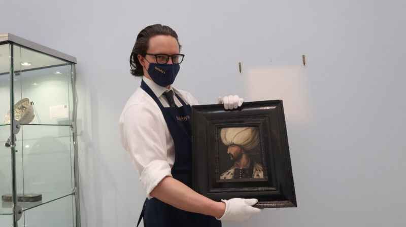 Kanuni Sultan Süleyman’ın portresi açık arttırmayla satılacak.