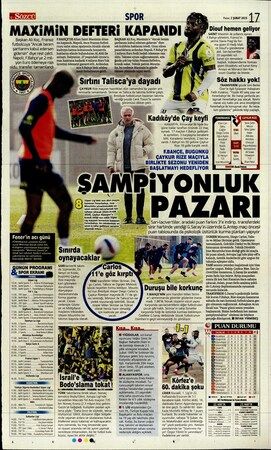 Spor haberleri: 2 Şubat 2025 gazete manşetleri