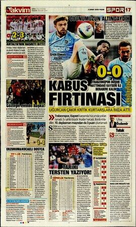 Spor haberleri: 2 Şubat 2025 gazete manşetleri