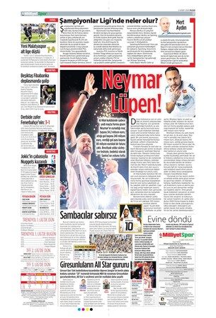 Spor haberleri: 2 Şubat 2025 gazete manşetleri