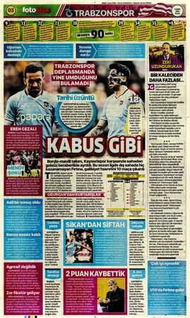 Spor haberleri: 2 Şubat 2025 gazete manşetleri