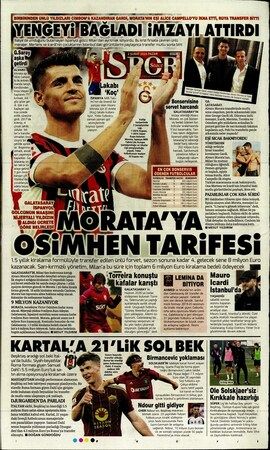 Spor haberleri: 2 Şubat 2025 gazete manşetleri