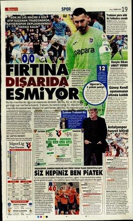 Spor haberleri: 2 Şubat 2025 gazete manşetleri