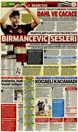 Spor haberleri: 2 Şubat 2025 gazete manşetleri