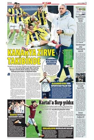 Spor haberleri: 2 Şubat 2025 gazete manşetleri