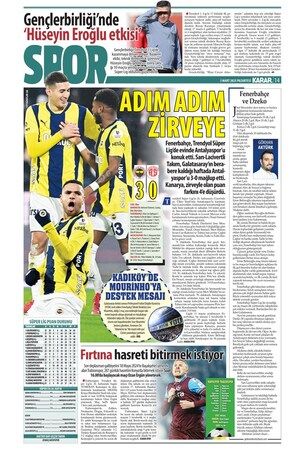 Spor haberleri: 3 Mart 2025 gazete manşetleri