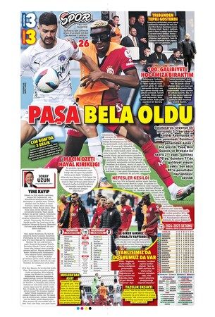 Spor haberleri: 3 Mart 2025 gazete manşetleri