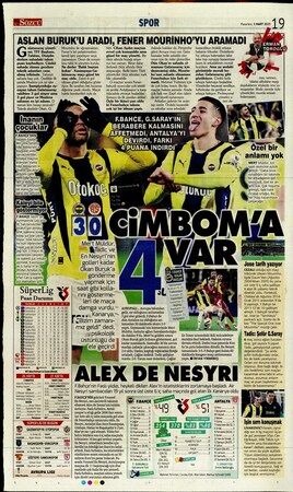 Spor haberleri: 3 Mart 2025 gazete manşetleri